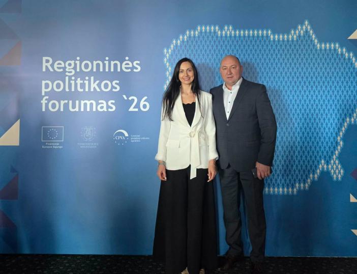 Molėtų rajono savivaldybės atstovai dalyvavo Regioninės politikos forume 2026