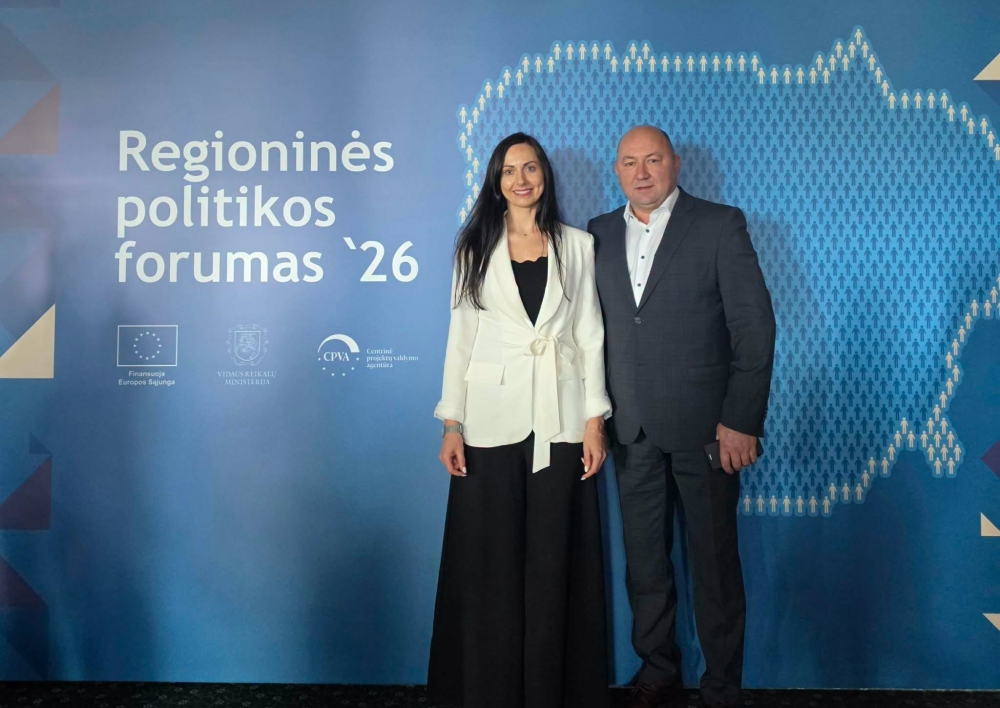 Molėtų rajono savivaldybės atstovai dalyvavo Regioninės politikos forume 2026