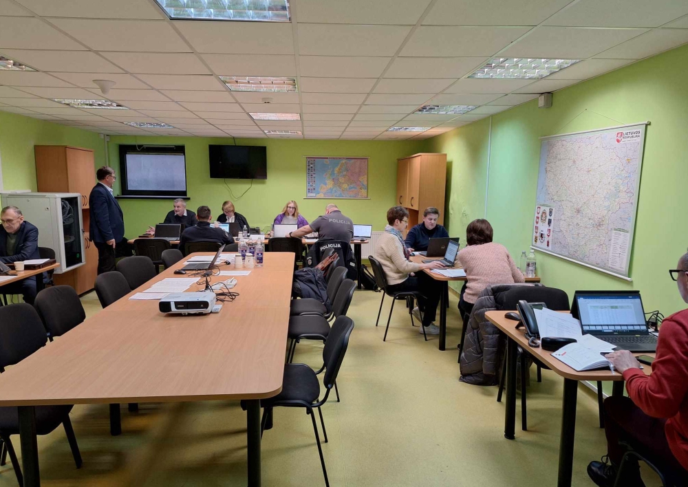 Molėtuose vyko civilinės saugos pratybos