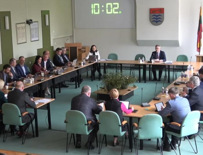 Savivaldybės taryba balandžio 25 d. posėdyje apsvarstė 43 klausimus