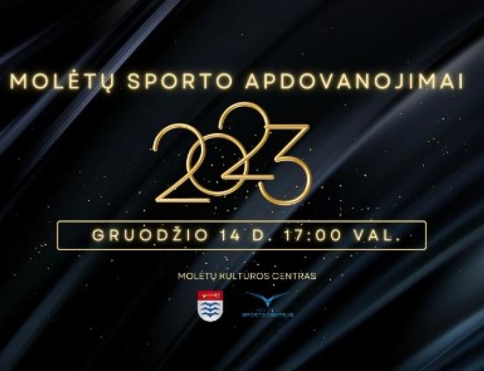 Gruodžio 14 d. 17 val. Molėtų kultūros centre vyks Molėtų sporto apdovanojimai