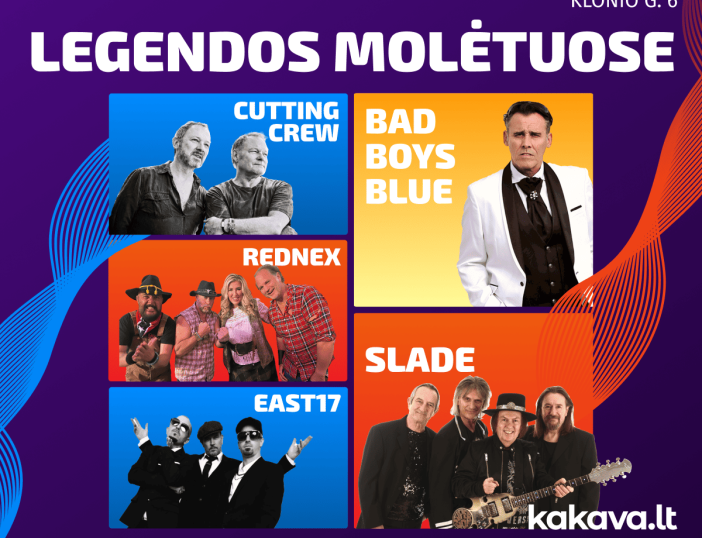 Rugpjūčio 9 d. Molėtus sudrebins 5 pasaulinio garso muzikos legendų koncertas