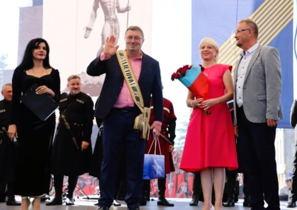 Chkhorotsku mieste viešėjo Molėtų rajono savivaldybės delegacija