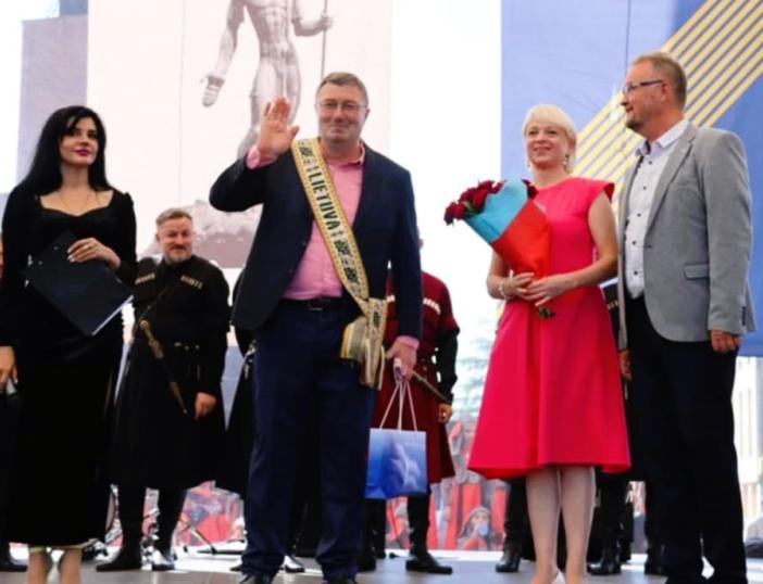 Chkhorotsku mieste viešėjo Molėtų rajono savivaldybės delegacija