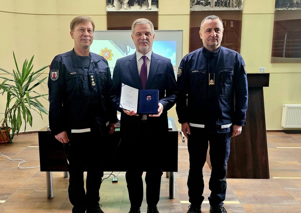 Panevėžio PGV vykusiame renginyje Molėtų merui įteiktas Valstybinės PGT pasižymėjimo ženklas