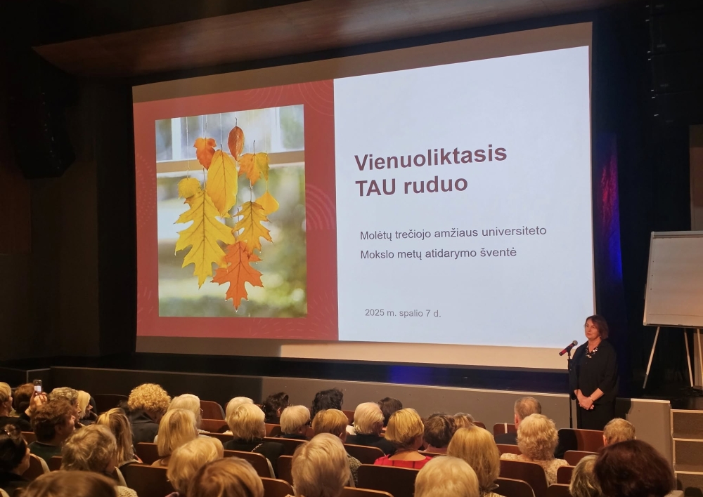 Molėtuose pradėti vienuoliktieji Trečiojo amžiaus universiteto mokslo metai
