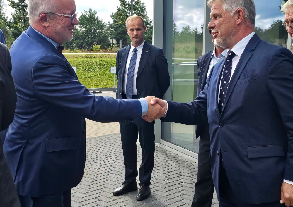 Molėtų rajone lankėsi Lietuvos Respublikos Seimo Pirmininkas