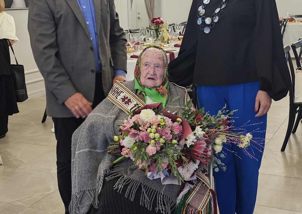 100 metų jubiliejaus proga pasveikinta Janina Paškevičienė