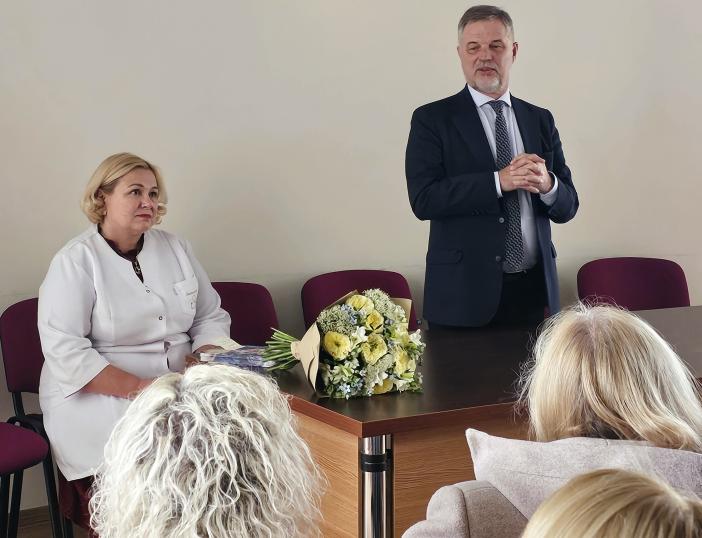 Meras Molėtų rajono sveikatos centro kolektyvui pristatė naują direktorę