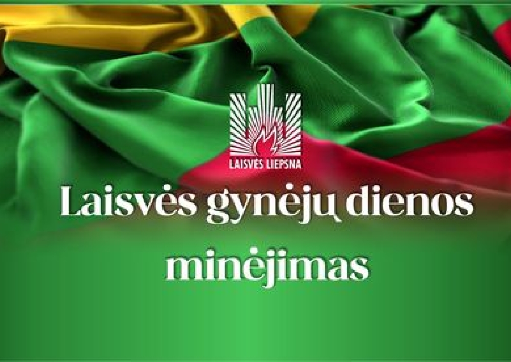 Sausio 12 d. 16 val. vyks Laisvės gynėjų dienos minėjimas