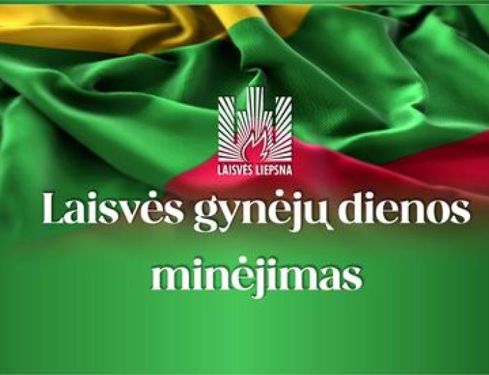 Sausio 12 d. 16 val. vyks Laisvės gynėjų dienos minėjimas