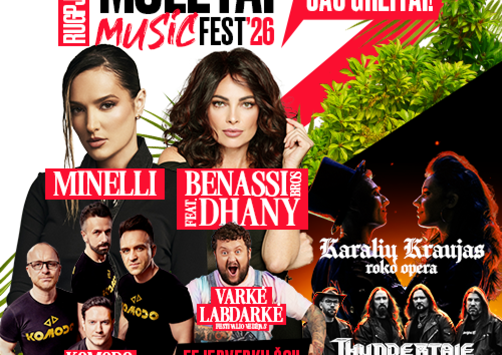 „Molėtai Music Fest'26“ programą papildo nauji vardai