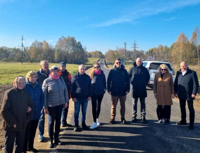Molėtų rajone užbaigtas kelio Padvarniai–Suginčiai ruožo remontas