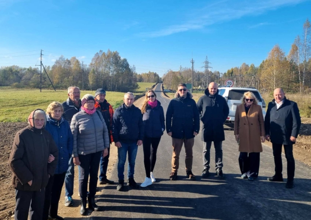 Molėtų rajone užbaigtas kelio Padvarniai–Suginčiai ruožo remontas
