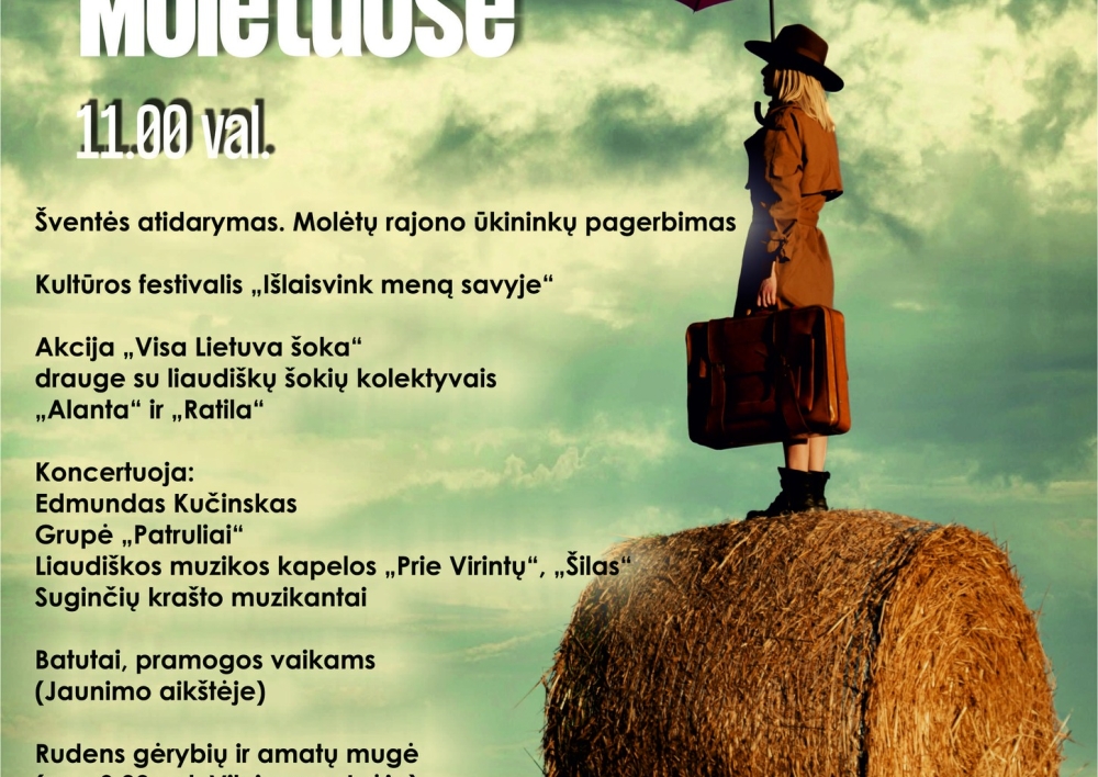 Rugsėjo 20 d. kviečiame į Rudens šventę Molėtuose