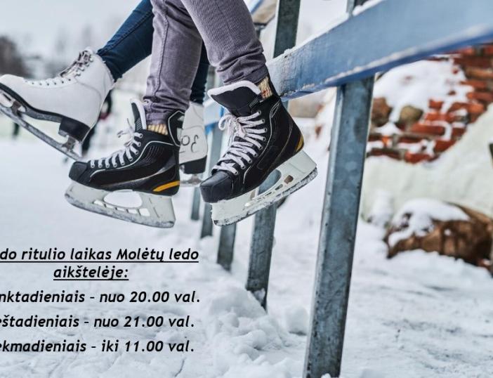 Informacija Molėtų ledo aikštelės lankytojams