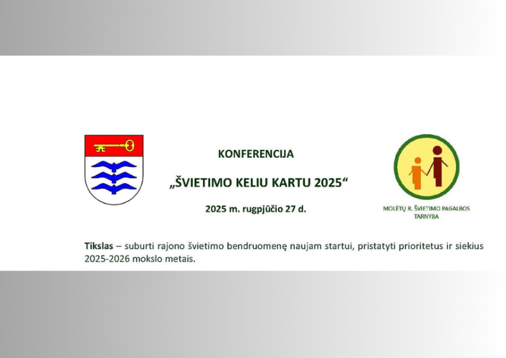 Kviečiame į konferenciją „Švietimo keliu kartu 2025“