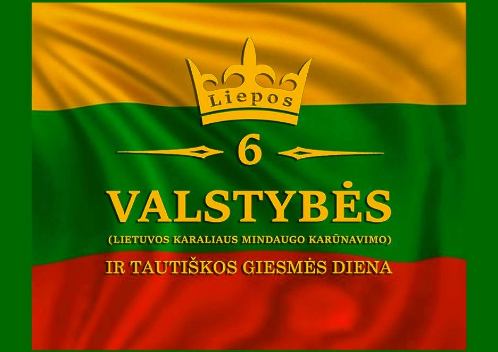 Mero sveikinimas Valstybės (Lietuvos karaliaus Mindaugo karūnavimo) dienos proga