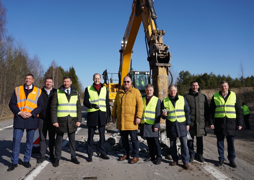 Pradedama magistralinio kelio A14 Vilnius-Utena atkarpos rekonstrukcija