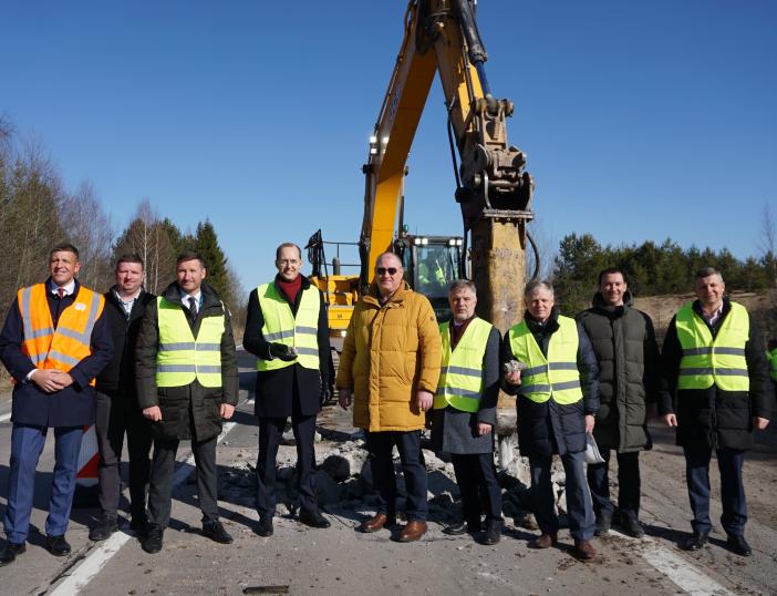 Pradedama magistralinio kelio A14 Vilnius-Utena atkarpos rekonstrukcija