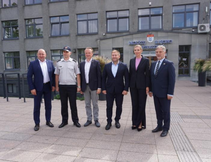 Molėtuose darbo vizitu lankėsi vidaus reikalų ministrė A. Bilotaitė