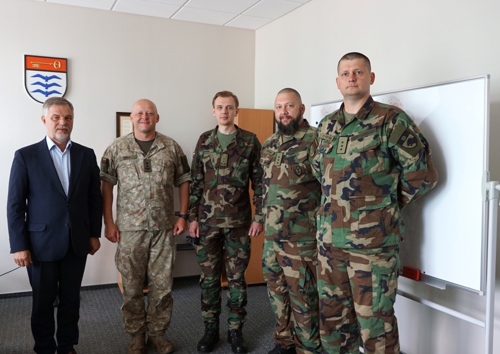 Meras susitiko su Lietuvos šaulių sąjungos atstovais