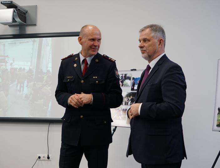 Vyko pilotinio projekto „Bendra priešgaisrinės saugos užtikrinimo sistema - kokybiška ir patikima pagalba nelaimės atveju“ metinės veiklos aptarimas