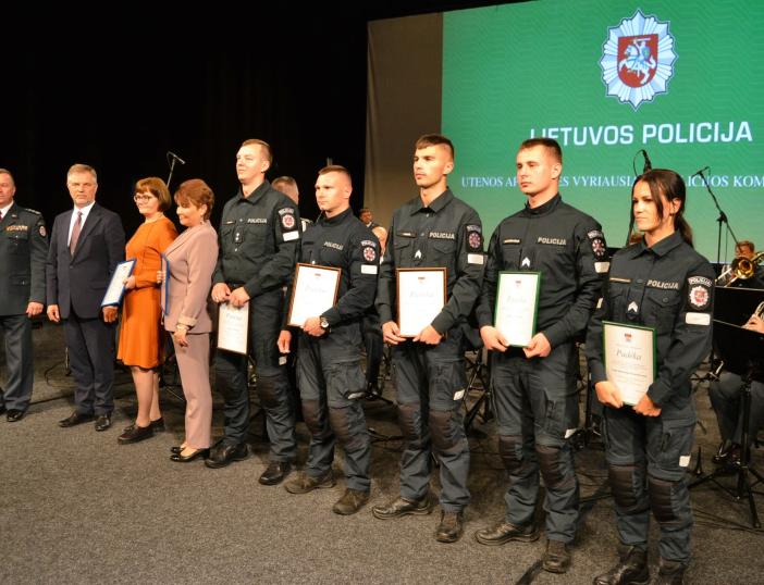 Rugsėjo 29 d. vyko Utenos apskrities vyriausiojo policijos komisariato Policijos Angelų sargų dienos minėjimas