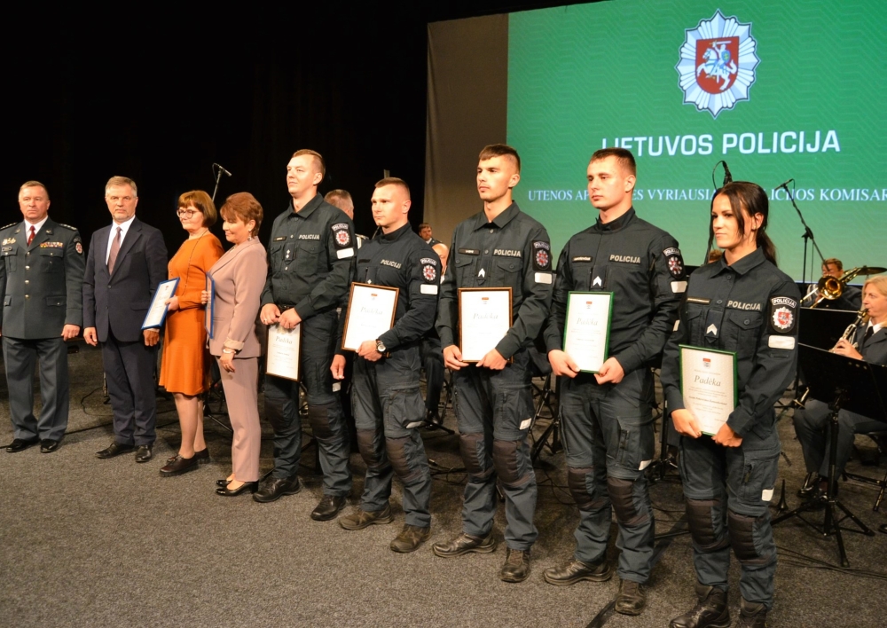 Rugsėjo 29 d. vyko Utenos apskrities vyriausiojo policijos komisariato Policijos Angelų sargų dienos minėjimas