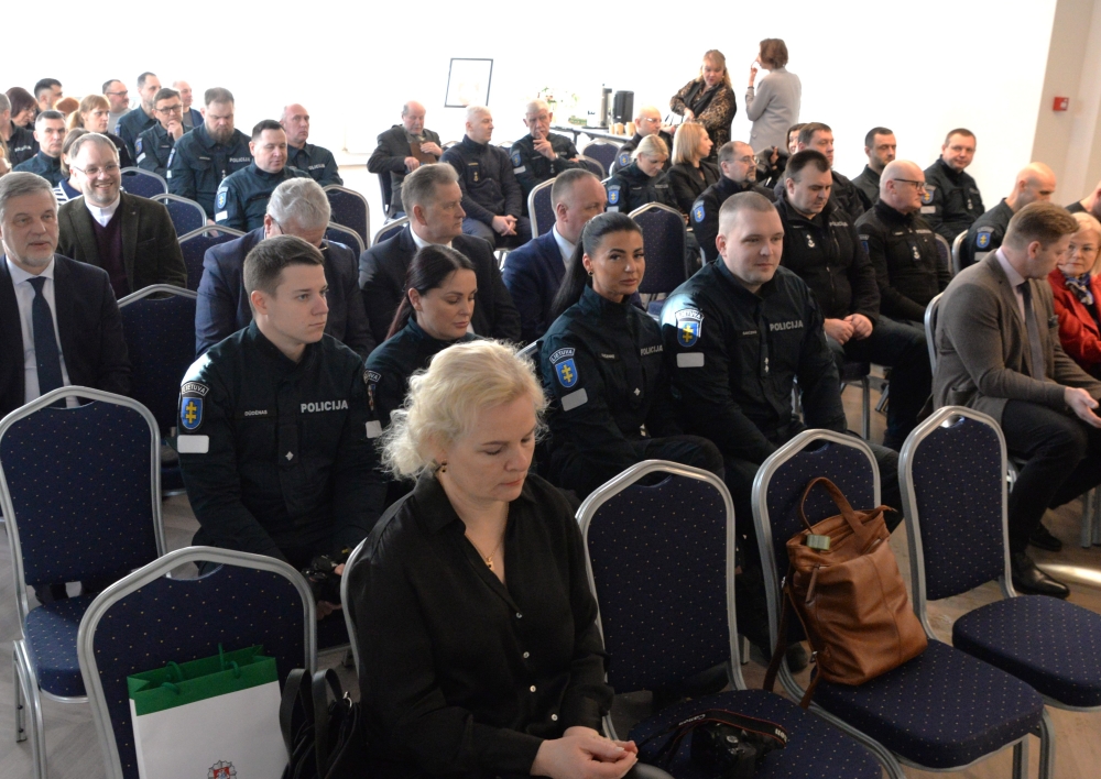 Vyko Utenos apskrities vyriausiojo policijos komisariato ataskaitinis susirinkimas
