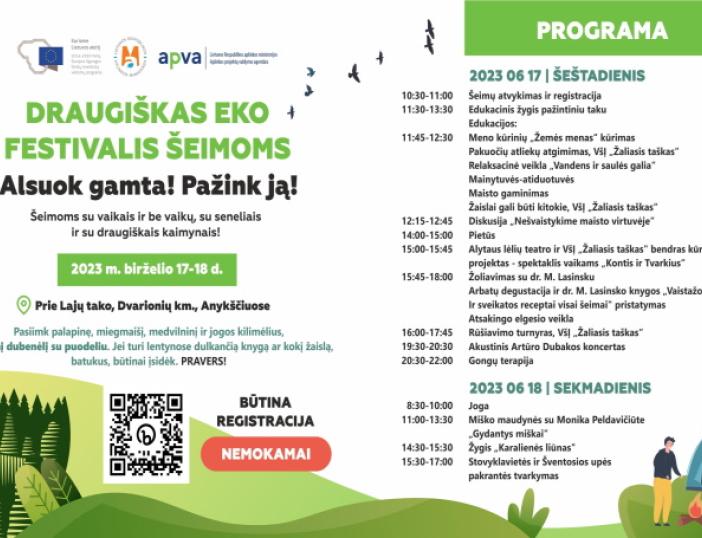 Kvietimas į EKO festivalį