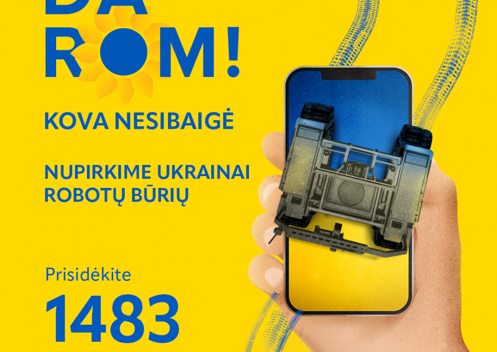 Vasario 24-oji – ketvirtosios karo Ukrainoje metinės Molėtuose paminėtos solidarumo ženklu