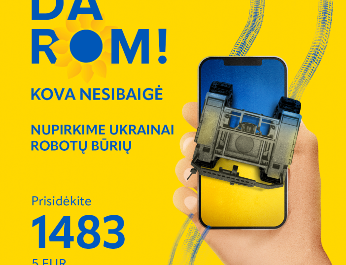 Vasario 24-oji – ketvirtosios karo Ukrainoje metinės Molėtuose paminėtos solidarumo ženklu