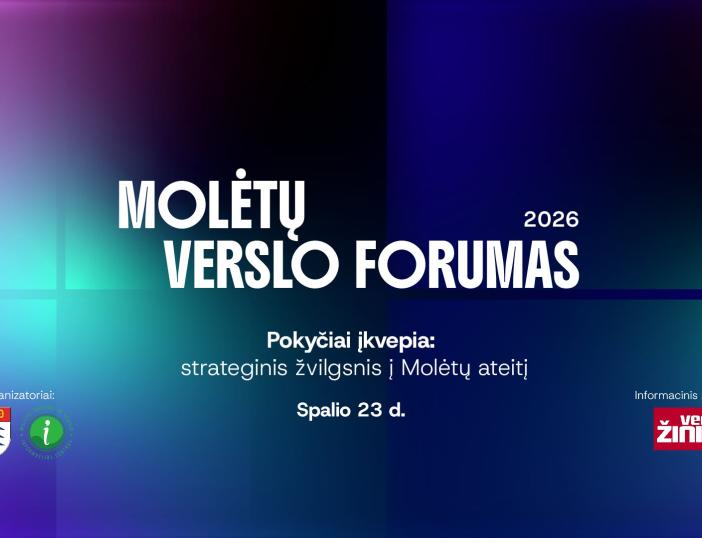 Spalio 23 d. vyks Molėtų verslo forumas