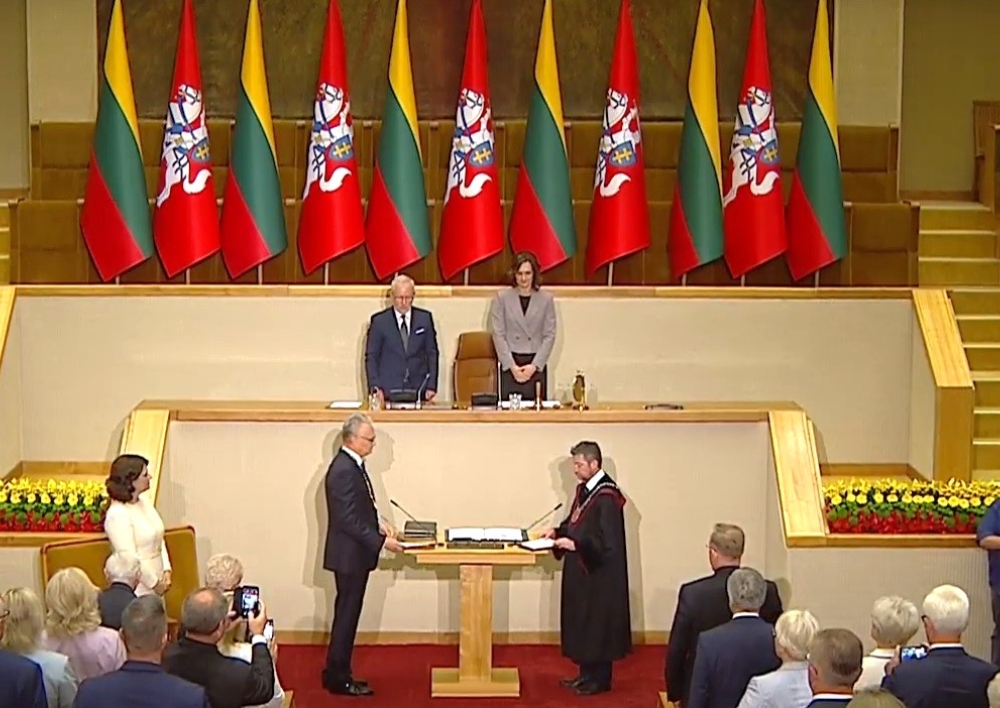 Meras dalyvavo Lietuvos Respublikos Prezidento inauguracijos ceremonijoje
