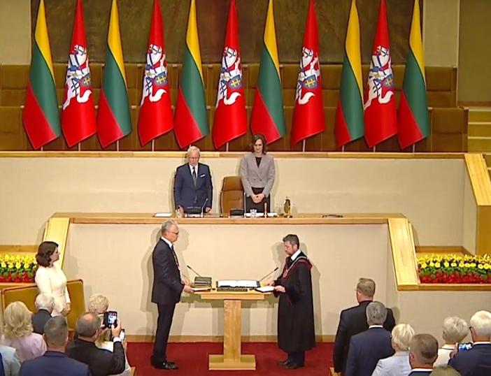 Meras dalyvavo Lietuvos Respublikos Prezidento inauguracijos ceremonijoje
