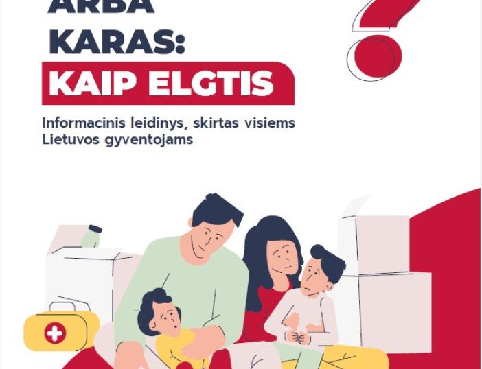 Krašto apsaugos ministerija pristato leidinį „Jei krizė arba karas: kaip elgtis?“
