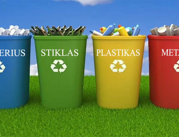 Įgyvendintas projektas „Antrinių atliekų individualių konteinerių tinklo plėtra Molėtų rajone".