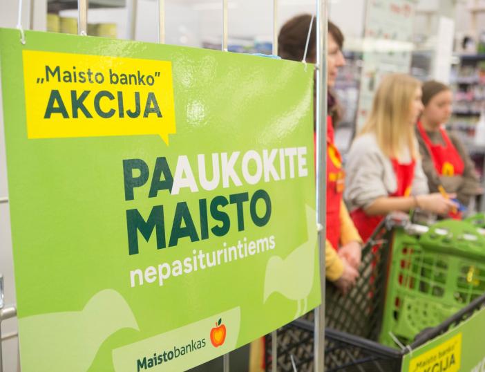 Spalio 11-12 dienomis rengiama „Maisto banko“ akcija