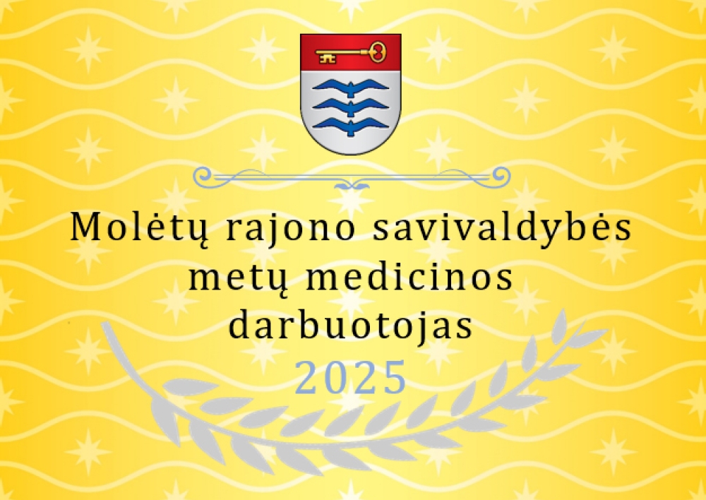 Kviečiame teikti kandidatus Molėtų rajono savivaldybės 2025 m. Metų medicinos darbuotojo vardui ir Premijai gauti