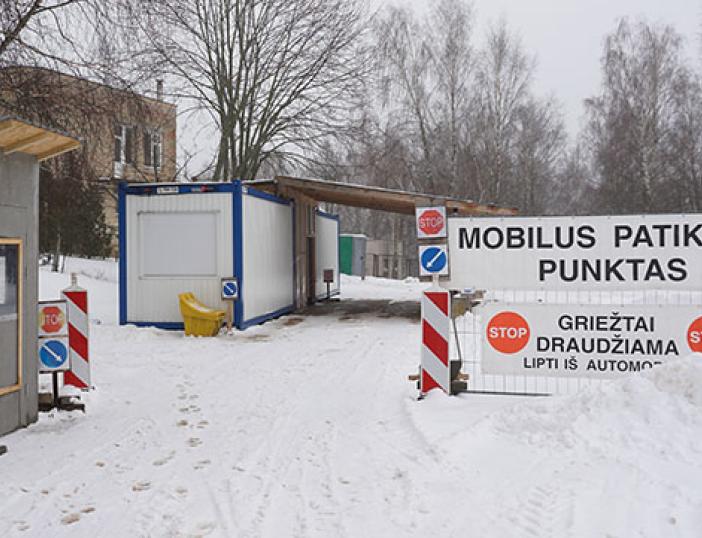 Mobilus patikros punktas nuo sausio 26 dirbs kasdien