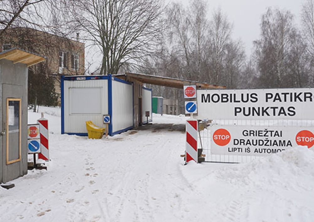 Mobilus patikros punktas nuo sausio 26 dirbs kasdien