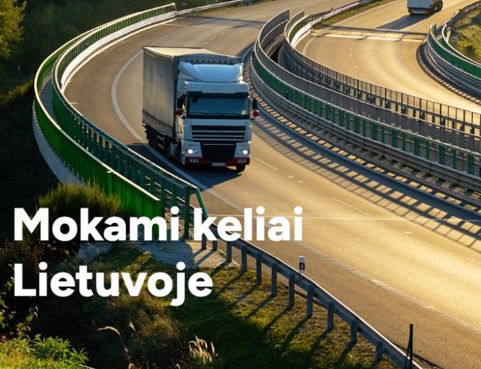 "VIA Lietuva" informacija apie papildomai apmokestintus kelius