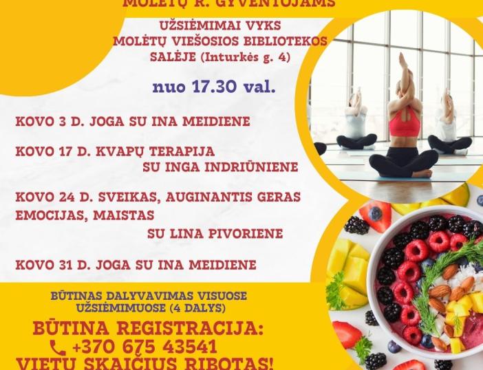 Kovo mėnesį vyks nemokami grupiniai emocinės sveikatos stiprinimo užsiėmimai 