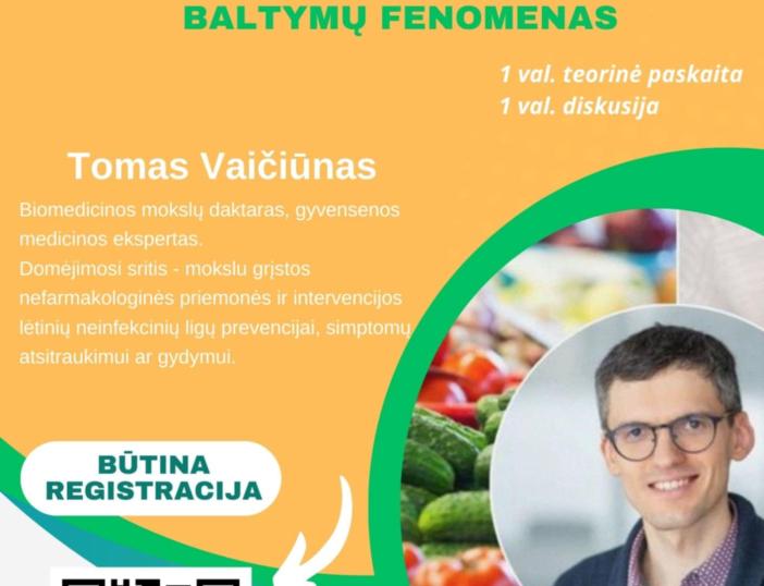 Kviečiame registruotis į paskaitą „Sotumo ir pilnumo jausmas bei baltymų fenomenas“