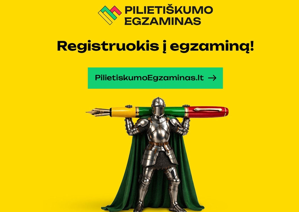 Lietuvos piliečiai kviečiami gegužės 14 d. dalyvauti pilietiškumo egzamine