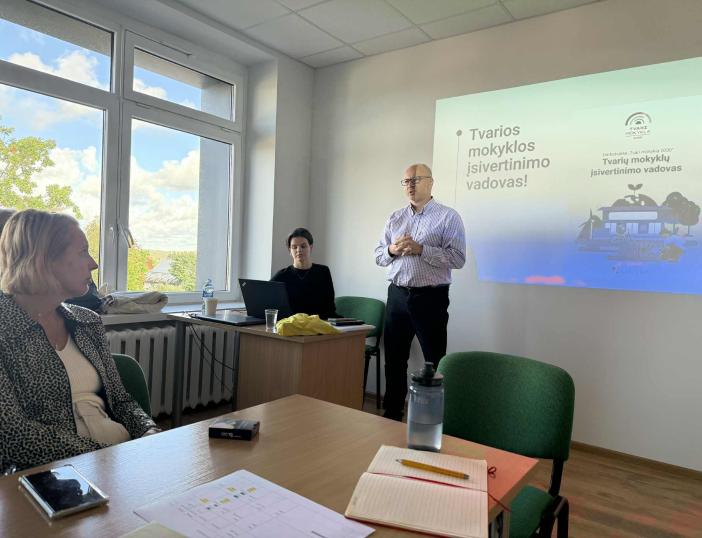 Molėtų savivaldybės švietimo įstaigos prisijungė prie iniciatyvos „Tvari mokykla 2030“