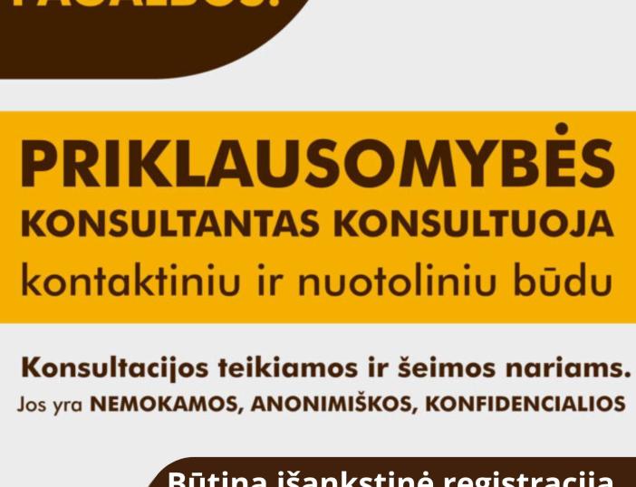 Molėtų rajono gyventojams nemokamas paslaugas teikia priklausomybių konsultantas
