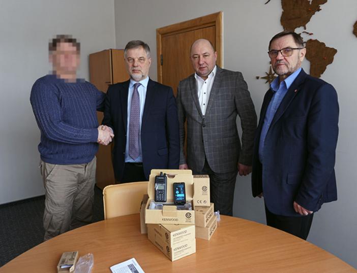 Parama Ukrainai - radijo ryšio stotelės
