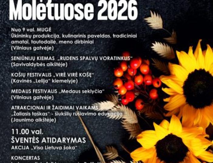 Jau rytoj – Rudens šventė Molėtuose